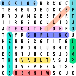 أيقونة Word Search Hard: Hidden Words